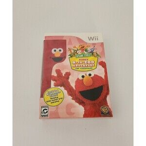 Sesame Street: Elmo's A-to-Zoo Adventure The Videogame Nintendo Wii Cover NEW